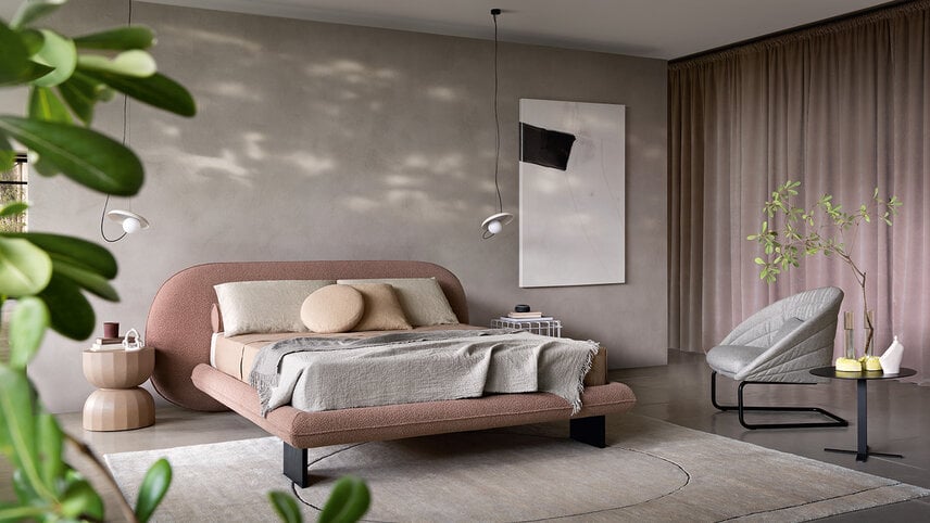 Wabi - bed | © Saba Italia | All Rights Reserved